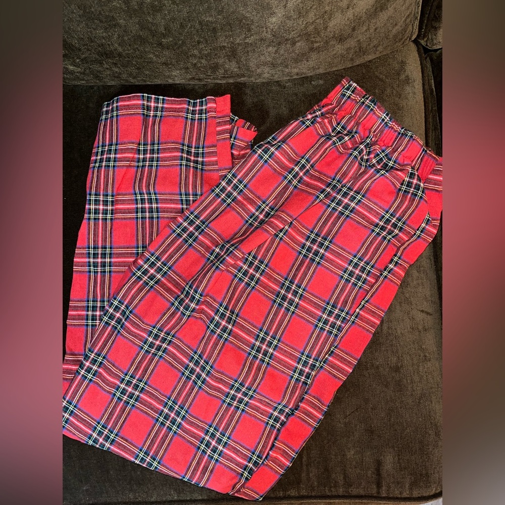 Red plaided Pants